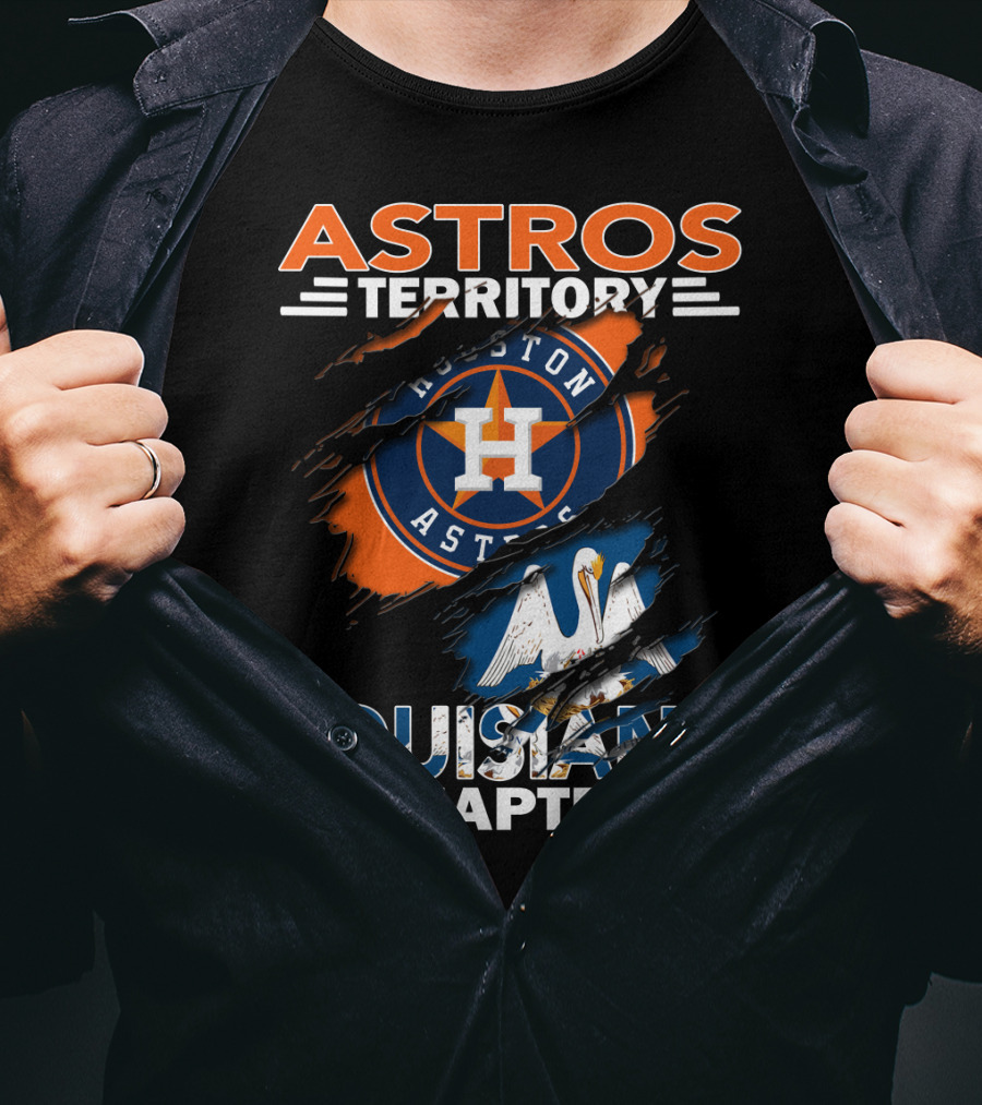 Astros Territory Houston Astros Louisiana Chapter T-Shirt