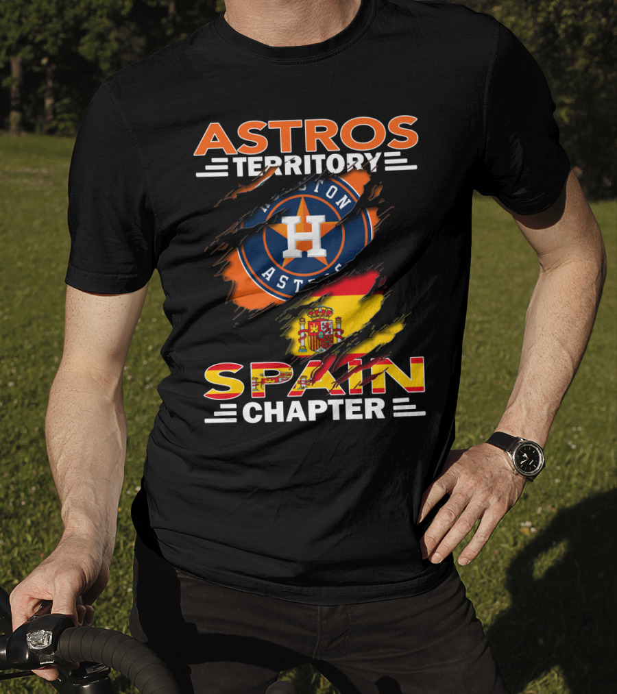 Astros Territory Spain Chapter Houston Astros Spain Flag T-Shirt