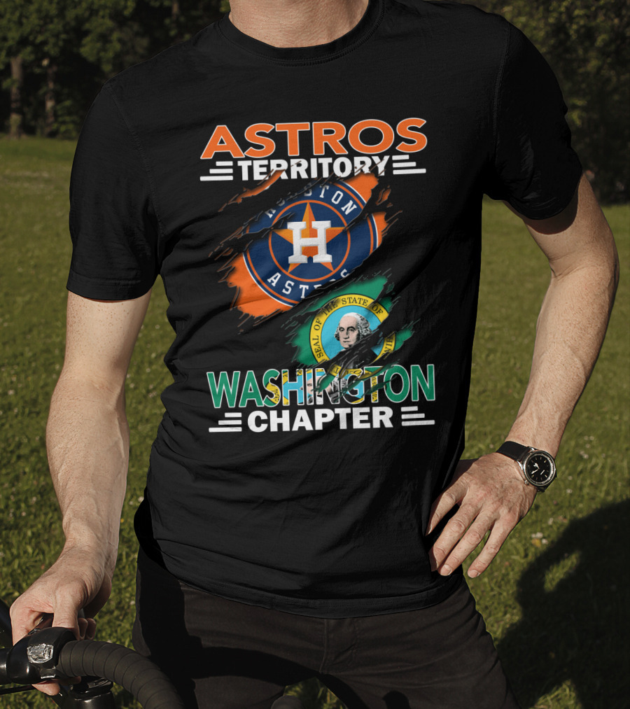 Astros Territory Washington Chapter Houston Astros Seal Of Washington T-Shirt