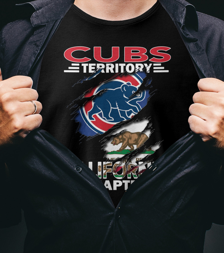 Cubs Territory California Chapter Bear Flag T-Shirt