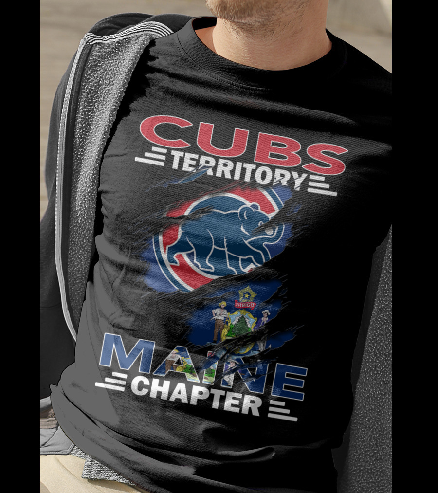 Cubs Territory Maine Chapter Durigo Bear Scratch T-Shirt