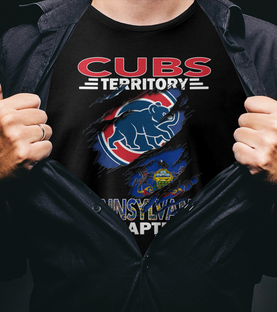 Cubs Territory Pennsylvania Chapter Scratch T-Shirt