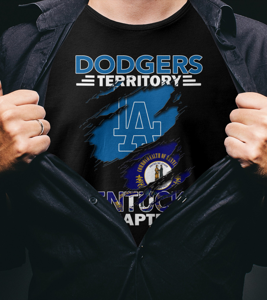 Dodgers Territory Kentucky Chapter Commonwealth Flag T-Shirt