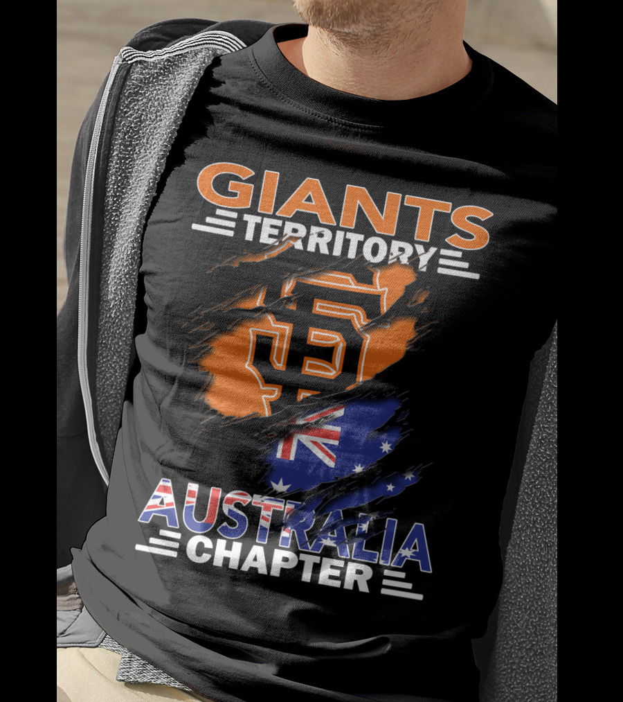Giants Territory Australia Chapter San Francisco Giants Flag T-Shirt