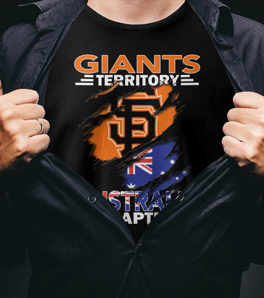Giants Territory Australia Chapter San Francisco Giants Flag T-Shirt