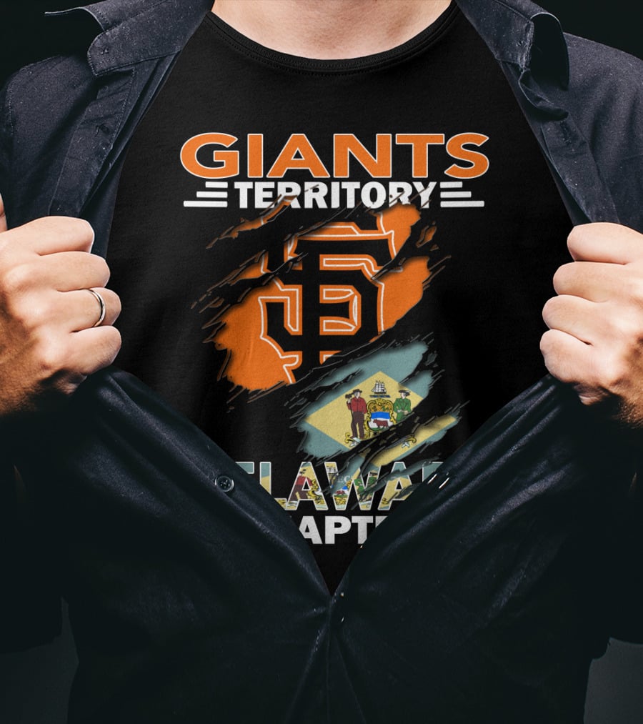 Giants Territory San Francisco Logo Delaware Chapter T-Shirt