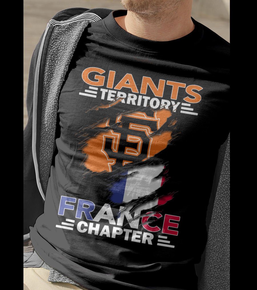 San Francisco Giants Territory France Chapter Fan Club T-Shirt