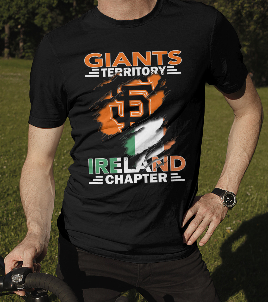 Giants Territory Ireland Chapter Sf Giants Irish Flag T-Shirt