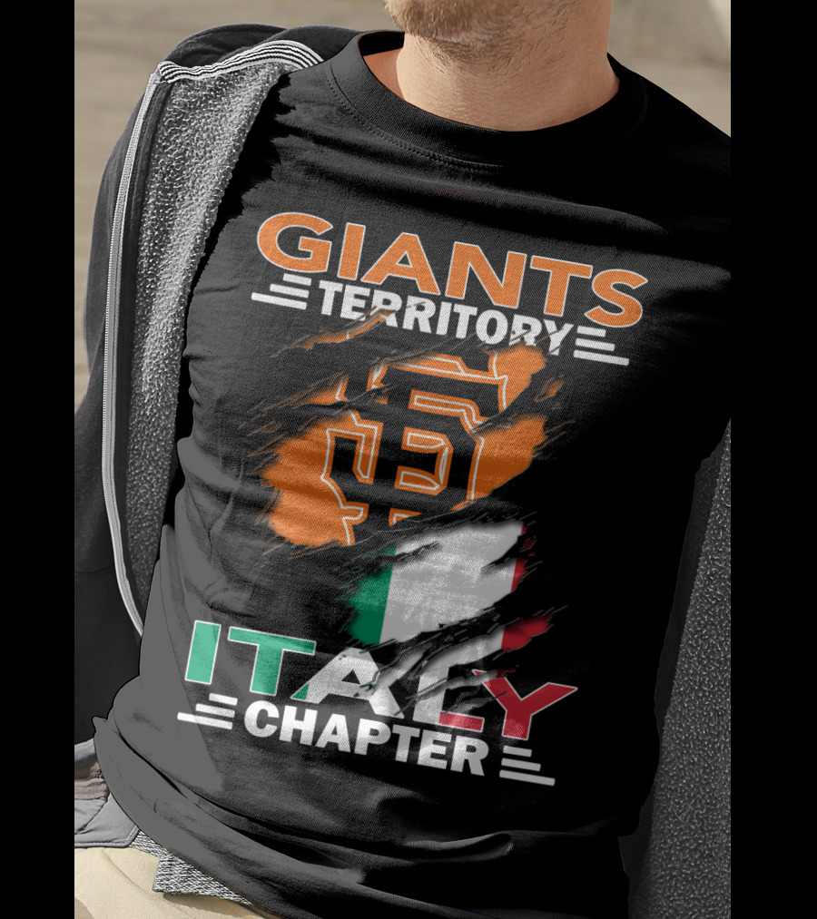 Giants Territory Sf Logo Italy Chapter T-Shirt