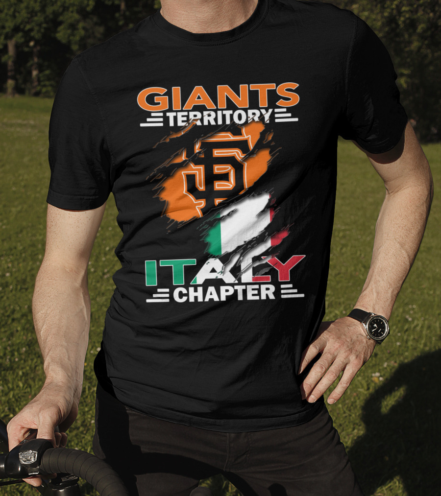 Giants Territory Sf Logo Italy Chapter T-Shirt