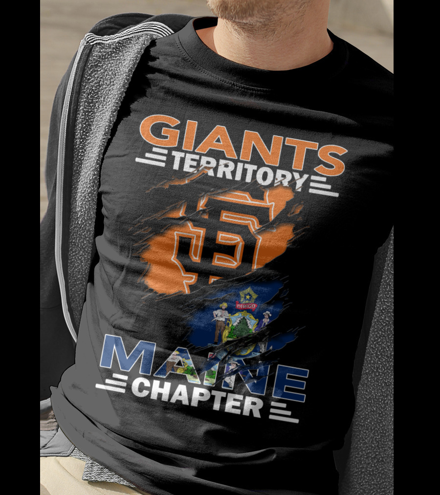 San Francisco Giants Territory Maine Chapter T-Shirt