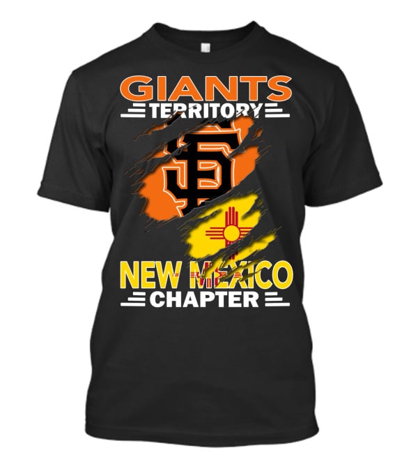 Giants Territory New Mexico Chapter Sf Logo Zia Symbol T-Shirt