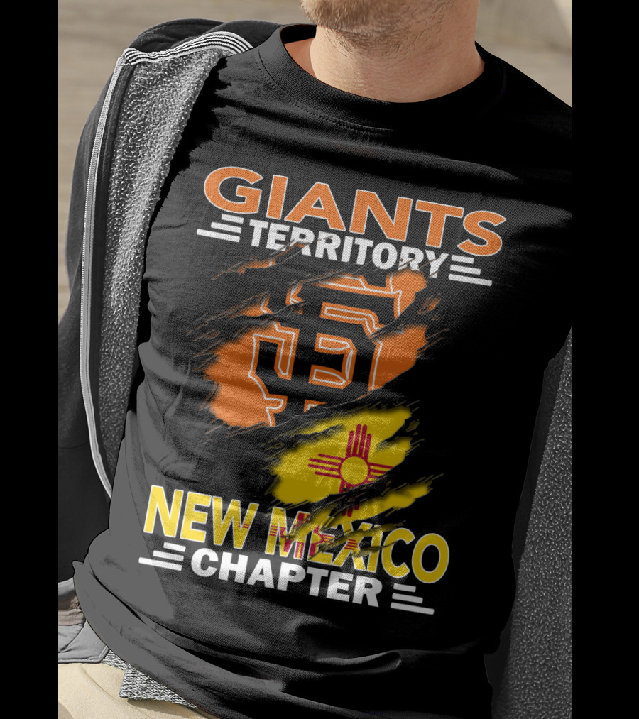 Giants Territory New Mexico Chapter Sf Logo Zia Symbol T-Shirt