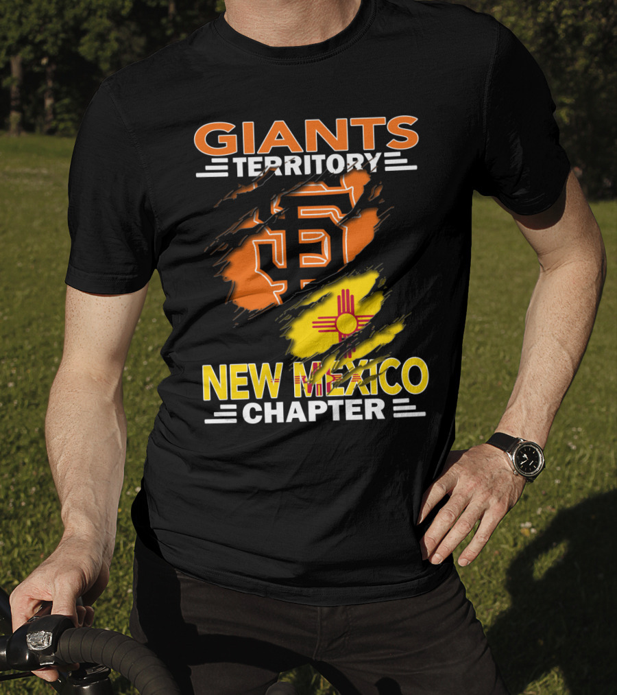 Giants Territory New Mexico Chapter Sf Logo Zia Symbol T-Shirt