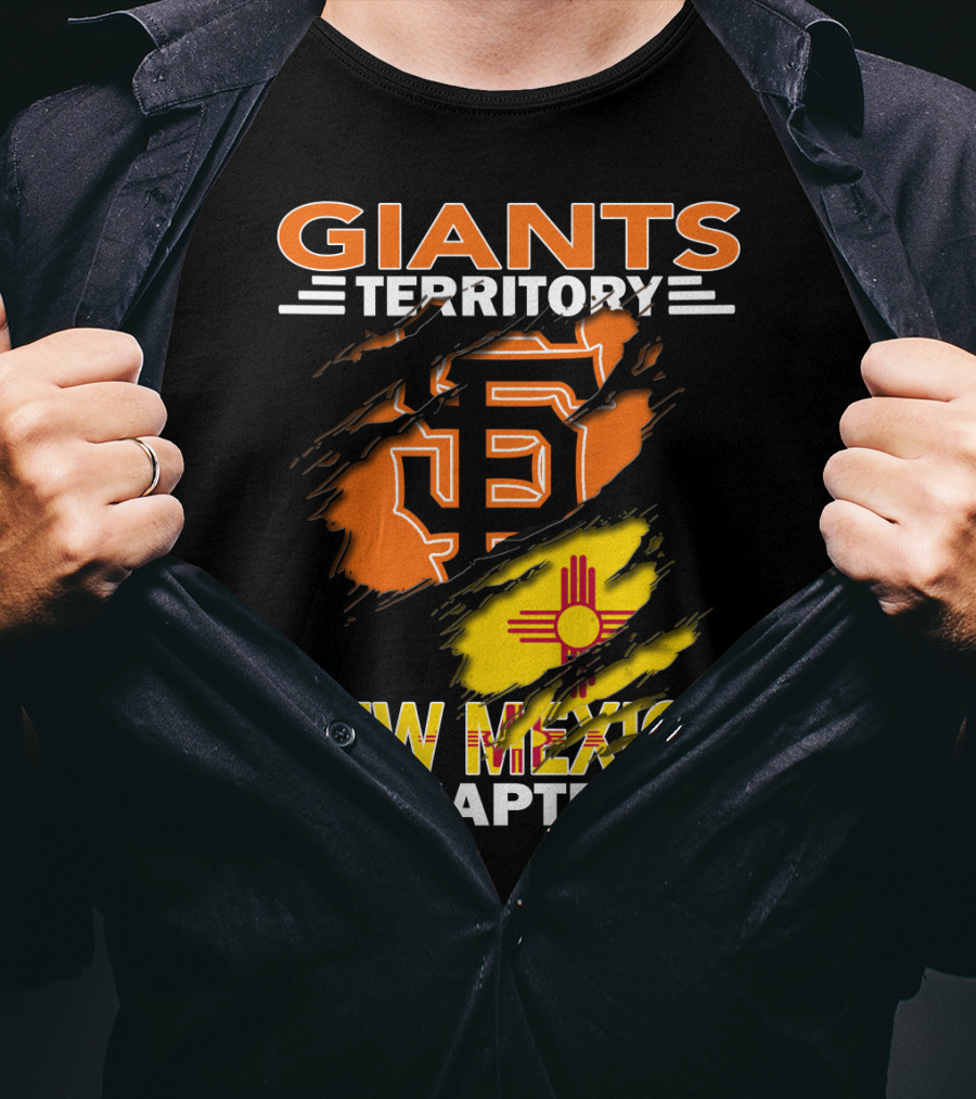 Giants Territory New Mexico Chapter Sf Logo Zia Symbol T-Shirt