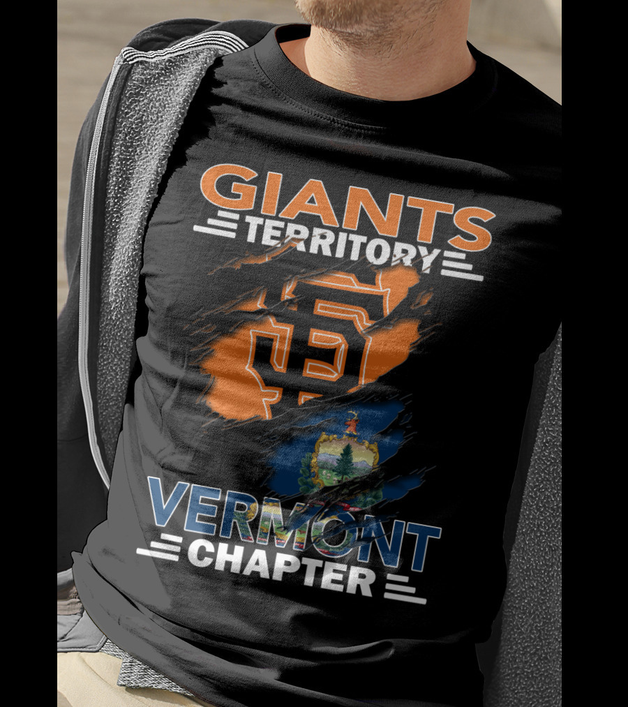 Giants San Francisco Territory Vermont Chapter T-Shirt