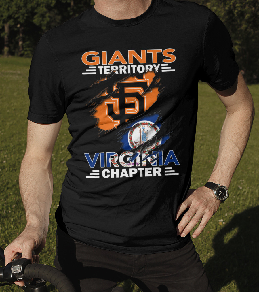Giants Territory Virginia Chapter Sf Logo Fan T-Shirt