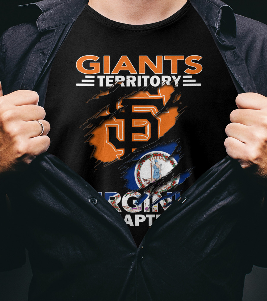Giants Territory Virginia Chapter Sf Logo Fan T-Shirt