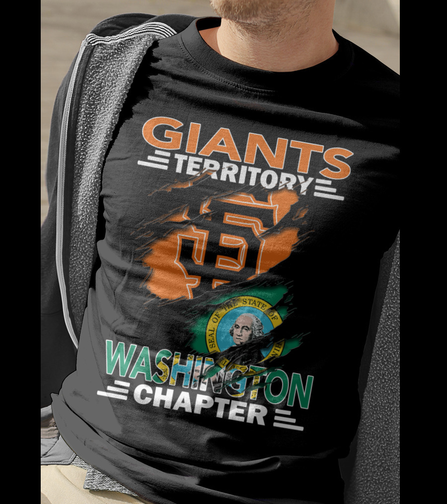 Giants Territory Washington Chapter State Seal T-Shirt