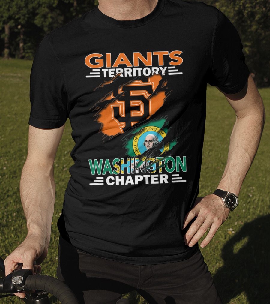 Giants Territory Washington Chapter State Seal T-Shirt