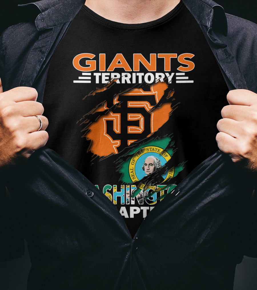 Giants Territory Washington Chapter State Seal T-Shirt