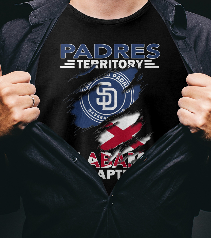 Padres Territory Alabama Chapter San Diego Padres Baseball Club T-Shirt