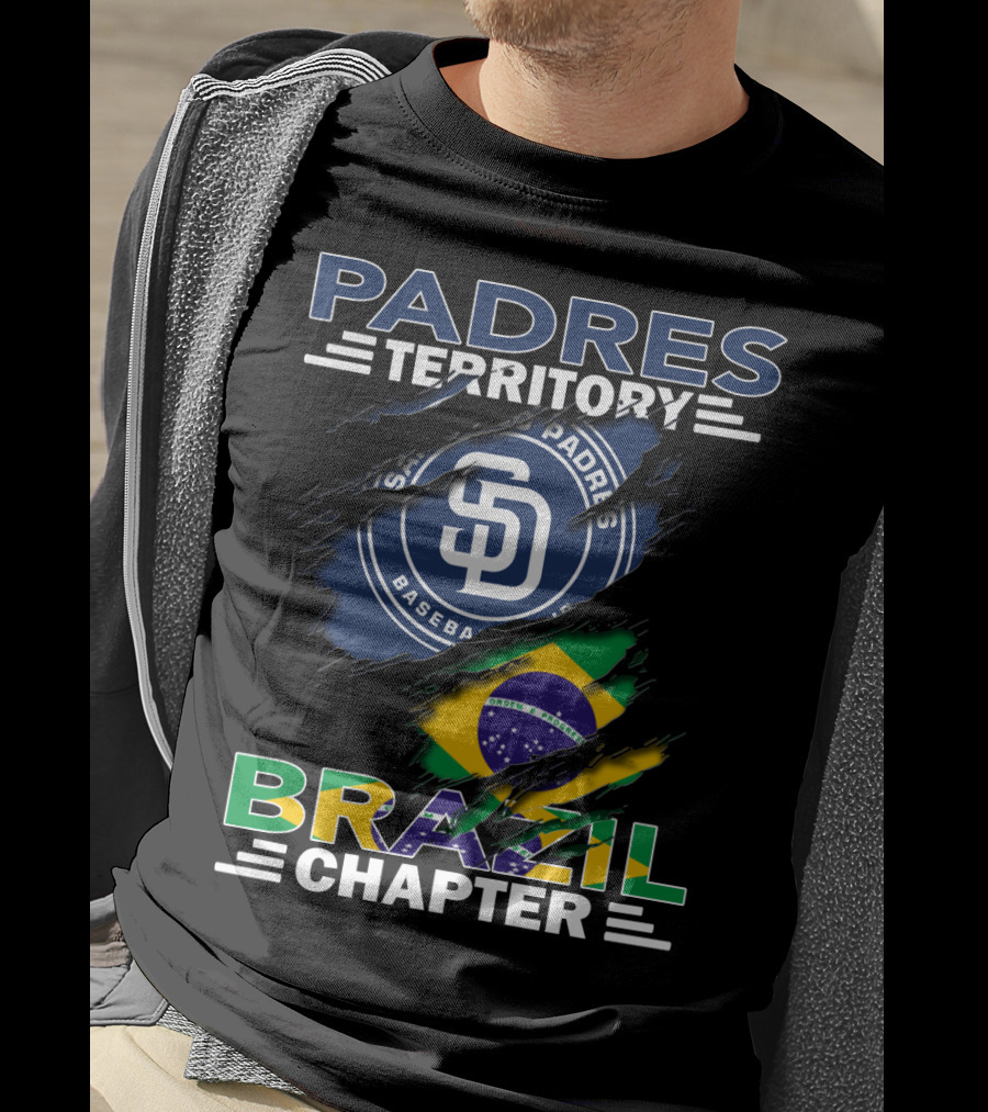 Padres Territory San Diego Baseball Brazil Chapter T-Shirt