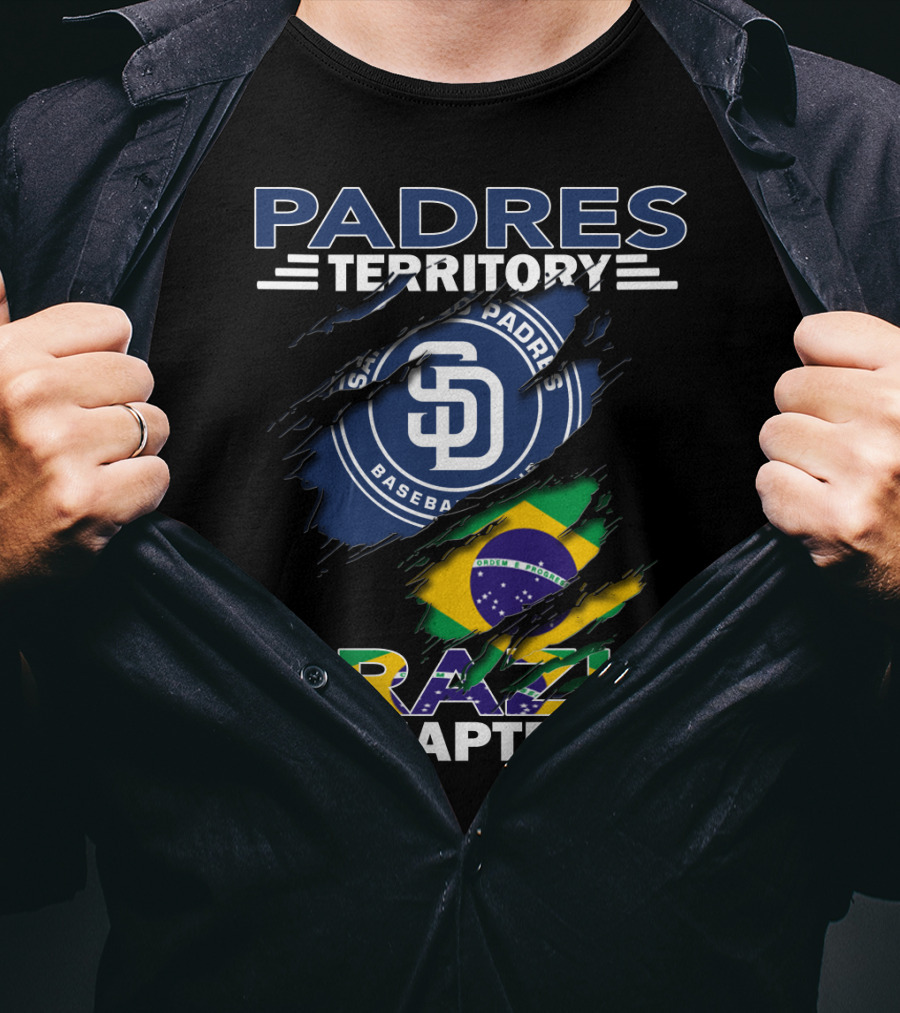 Padres Territory San Diego Baseball Brazil Chapter T-Shirt