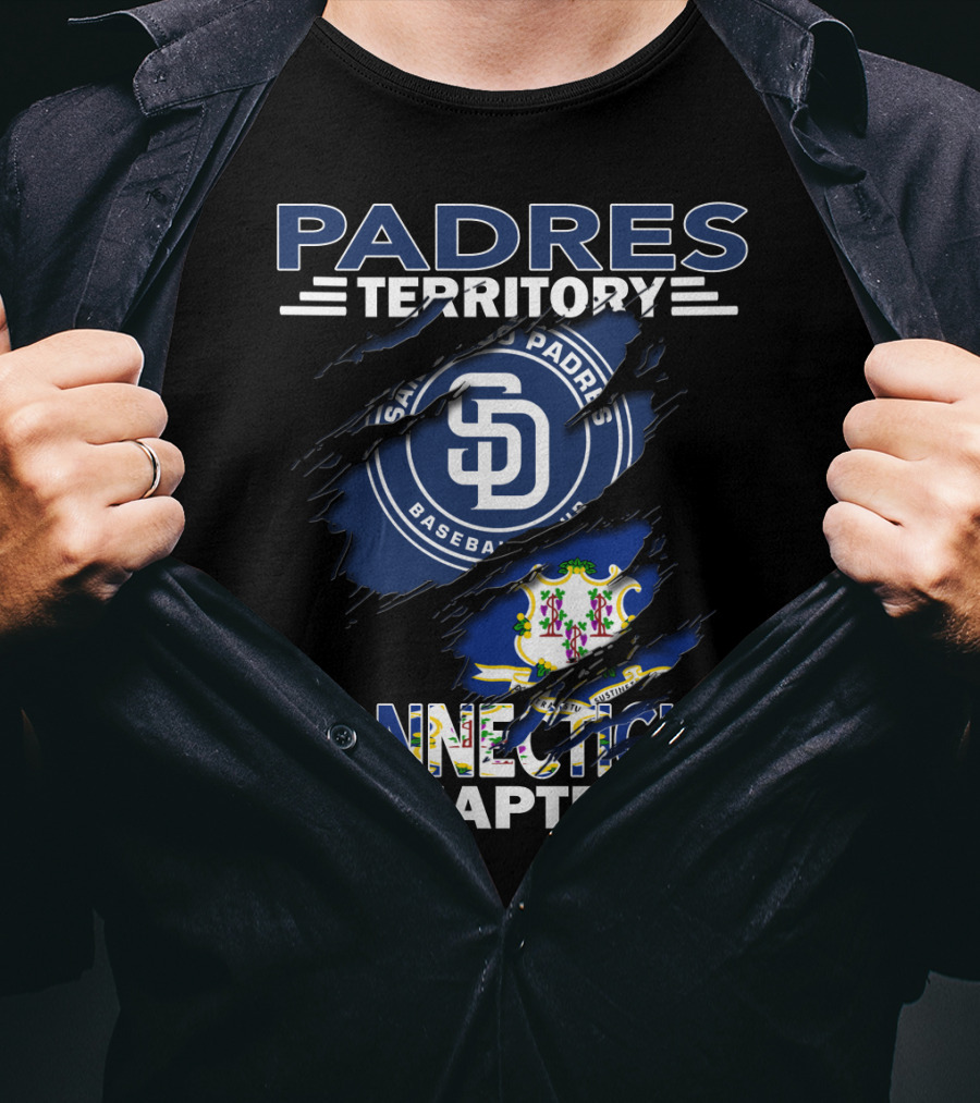 Padres Territory San Diego Baseball Connecticut Chapter T-Shirt