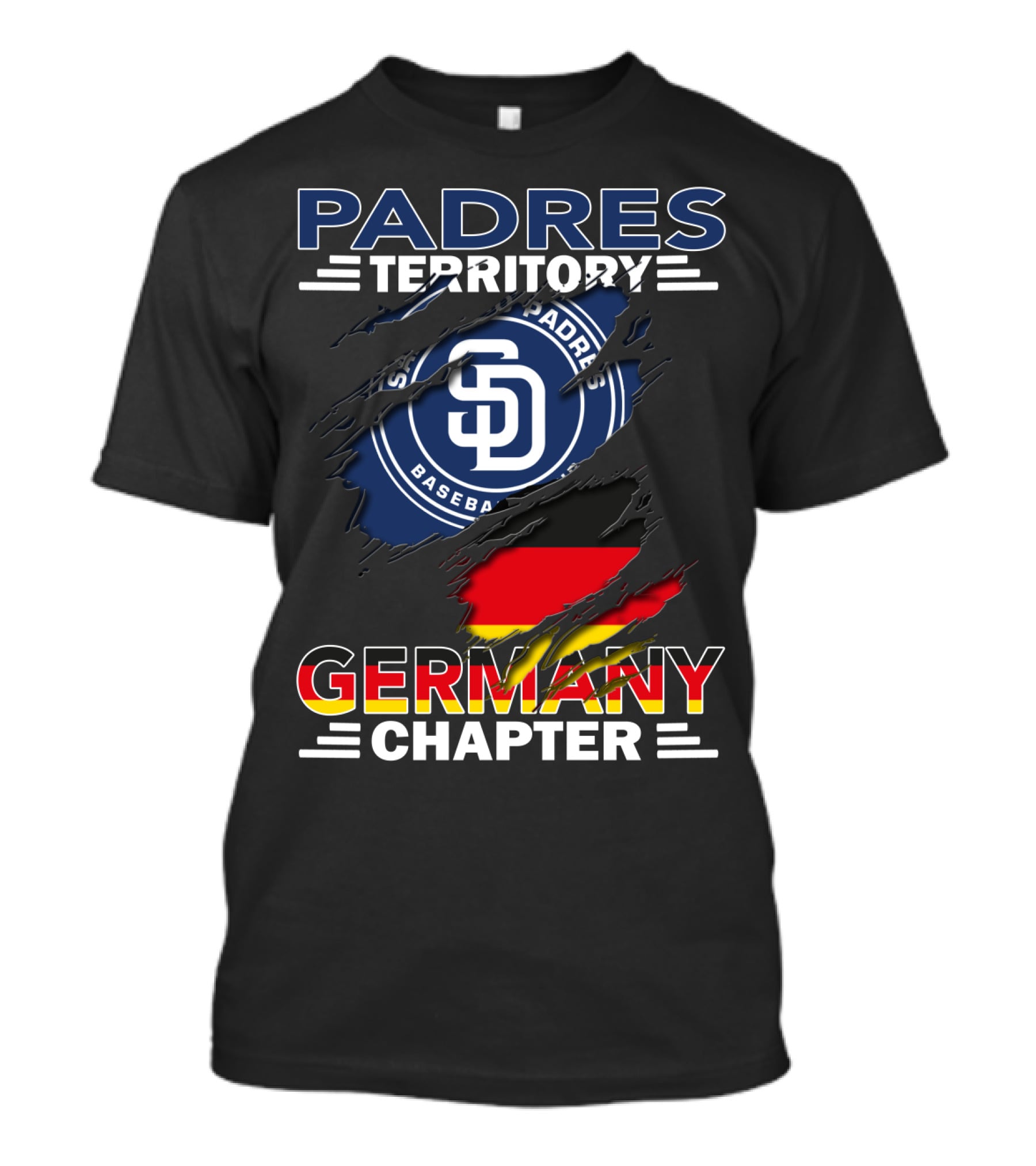 San Diego Padres Baseball Germany Chapter Padres Territory T-Shirt