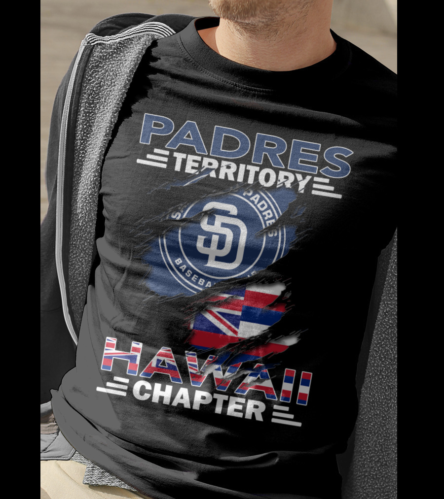 Padres Territory San Diego Baseball Hawaii Chapter T-Shirt