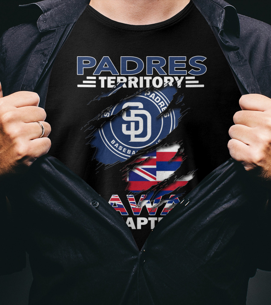 Padres Territory San Diego Baseball Hawaii Chapter T-Shirt