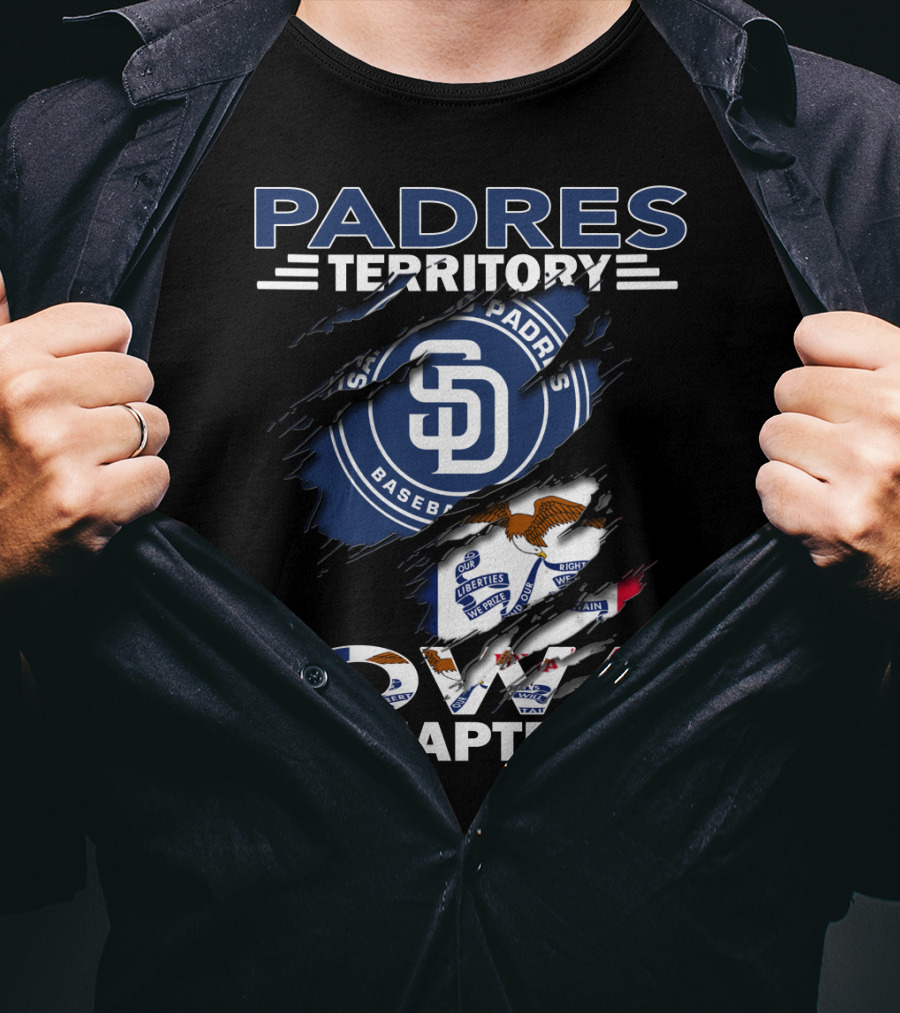 Padres Territory San Diego Baseball Iowa Chapter T-Shirt