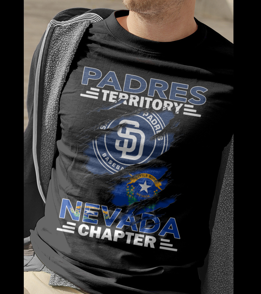 San Diego Padres Territory Nevada Chapter Battle Born T-Shirt
