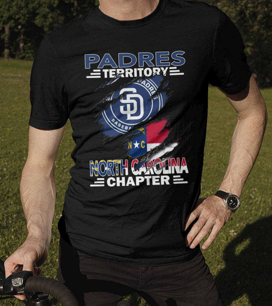 Padres Territory Baseball Sd North Carolina Chapter T-Shirt