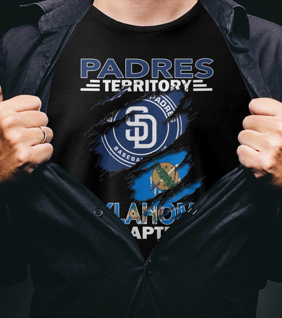 Padres Territory Oklahoma Chapter San Diego Baseball Fans T-Shirt