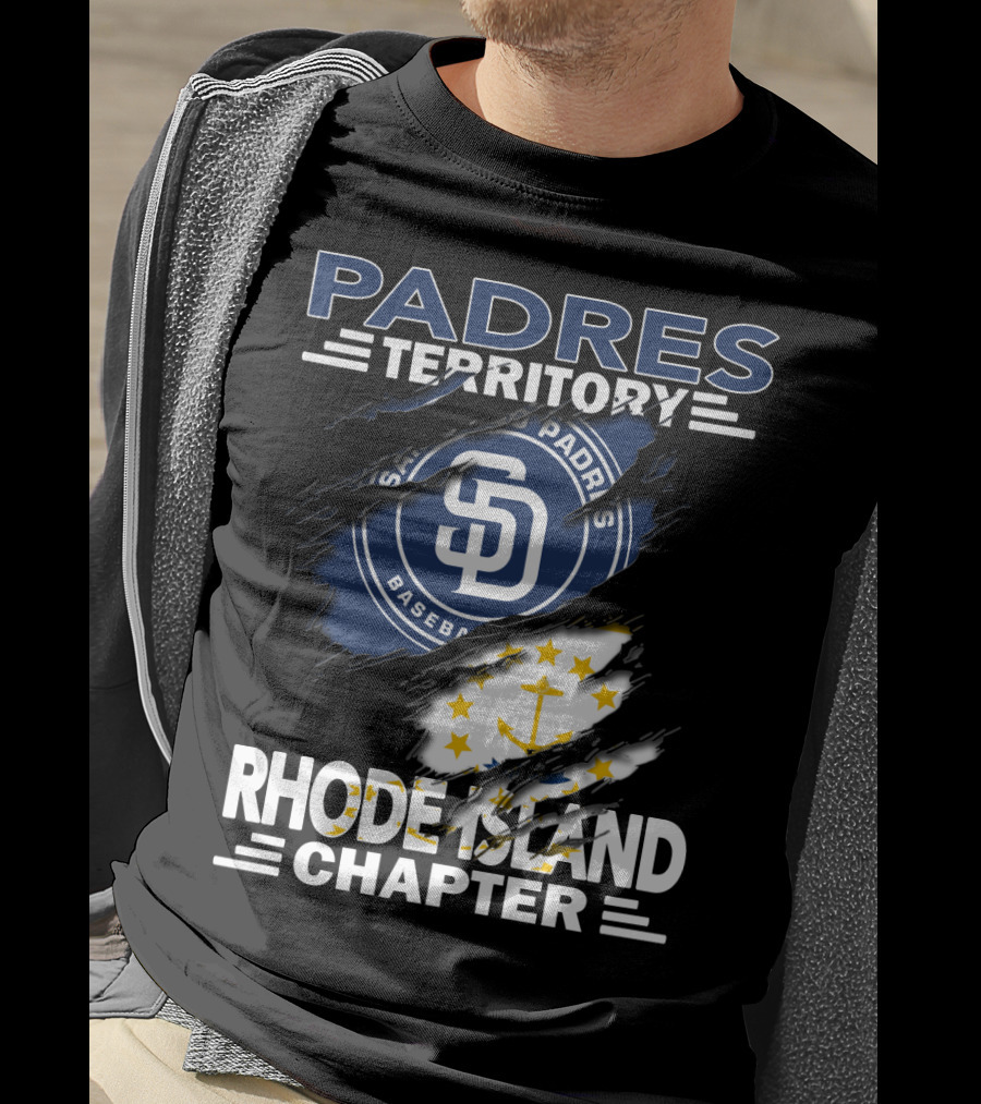 Padres Territory San Diego Baseball Rhode Island Chapter T-Shirt