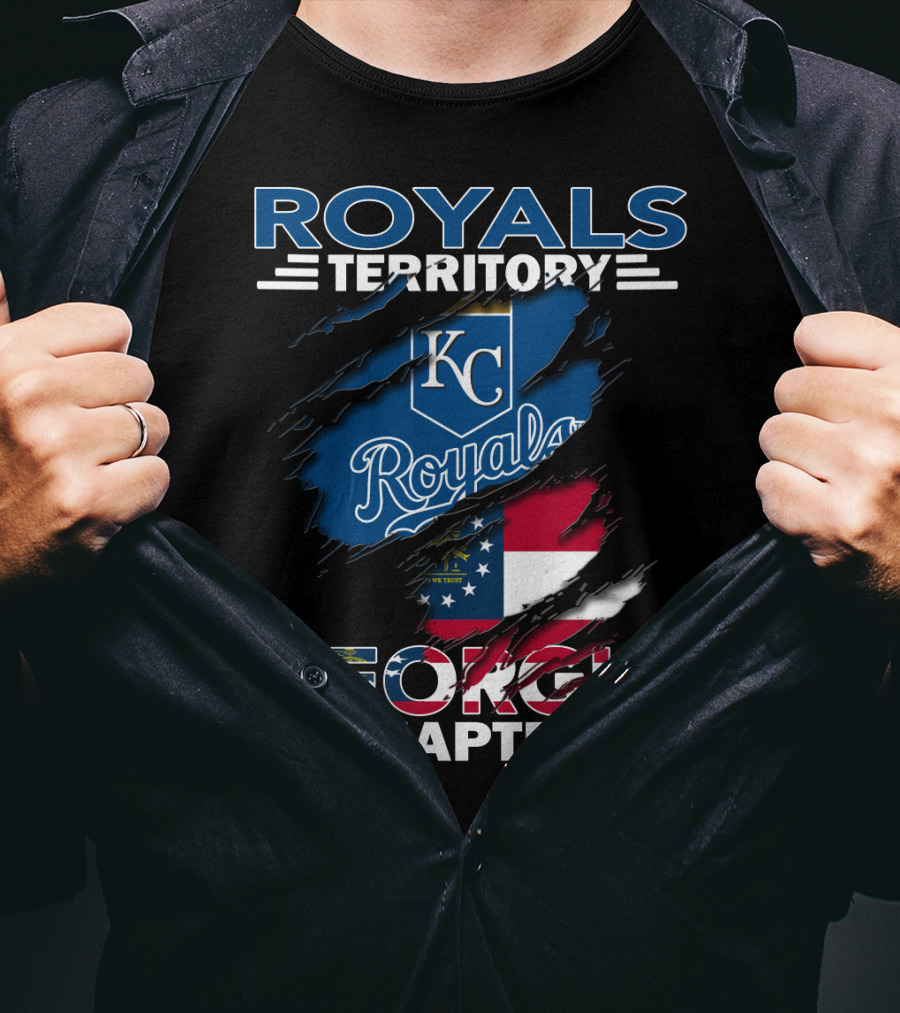 Royals Territory Georgia Chapter KC Flag T-Shirt