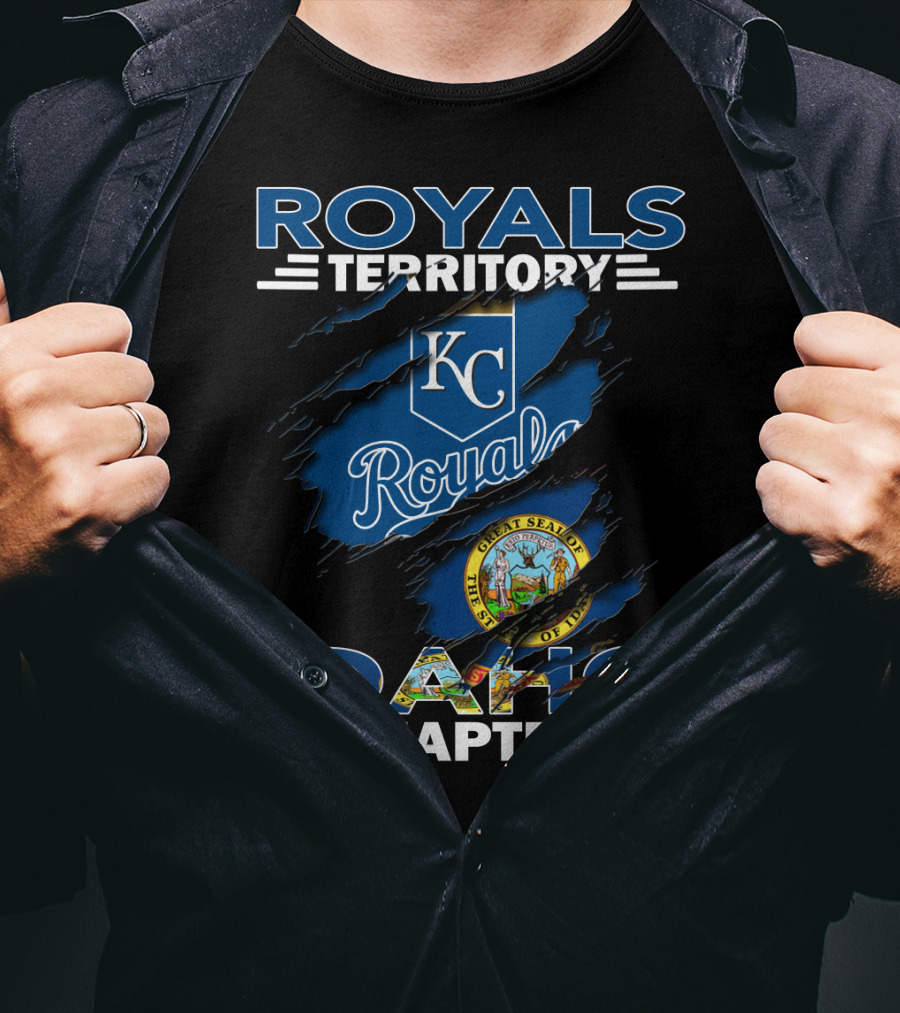 Royals Territory KC Idaho Chapter Great Seal Of Idaho T-Shirt