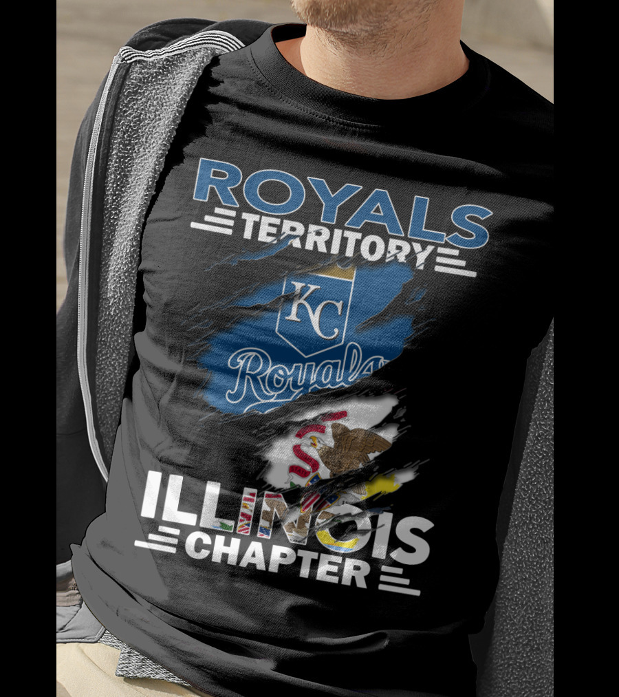 Royals Territory KC Illinois Chapter Badge T-Shirt
