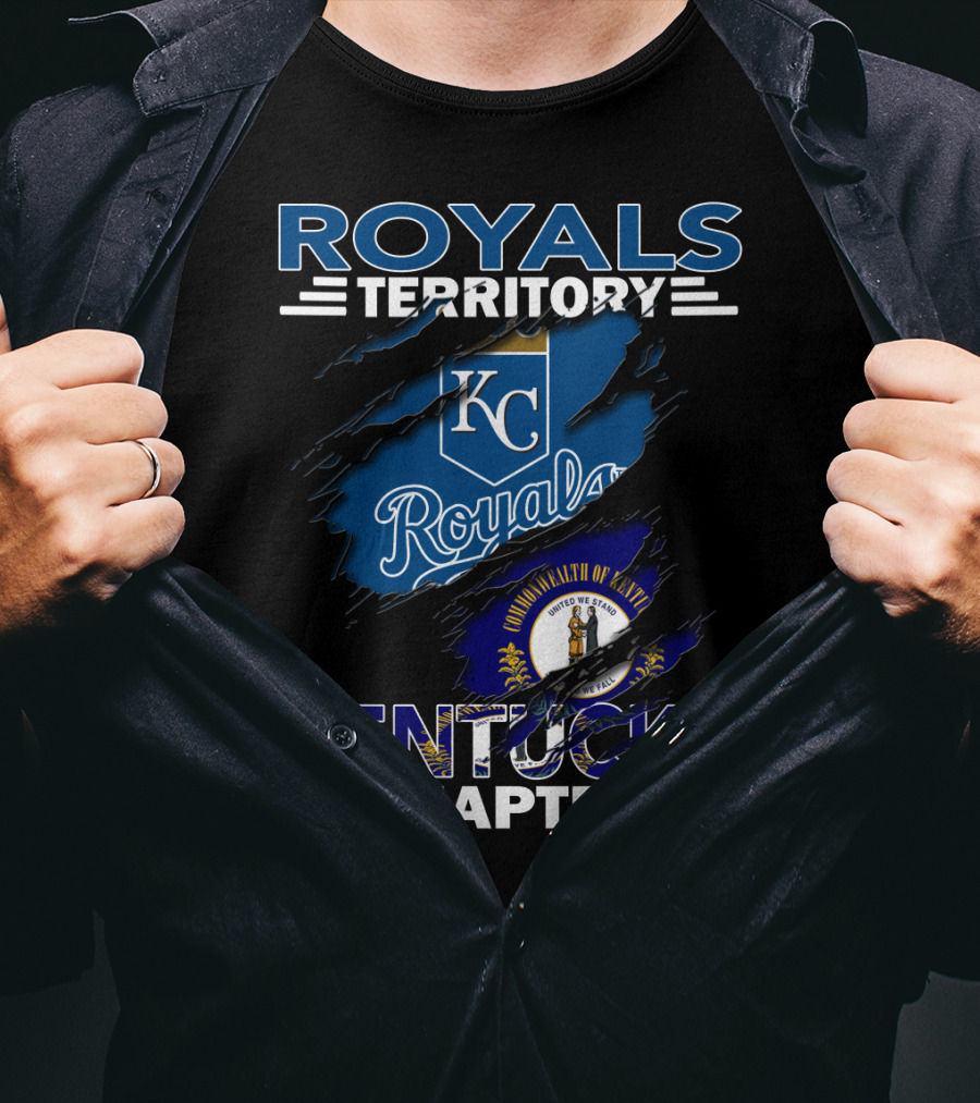 Royals Territory Kentucky Chapter KC Commonwealth Of Kentucky Seal T-Shirt