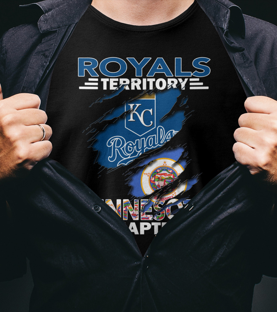 Royals Territory KC Royals Minnesota Chapter State Seal T-Shirt