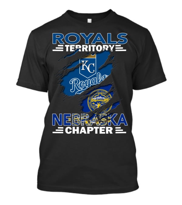 Royals Territory Nebraska Chapter KC Royals Logo State Seal T-Shirt