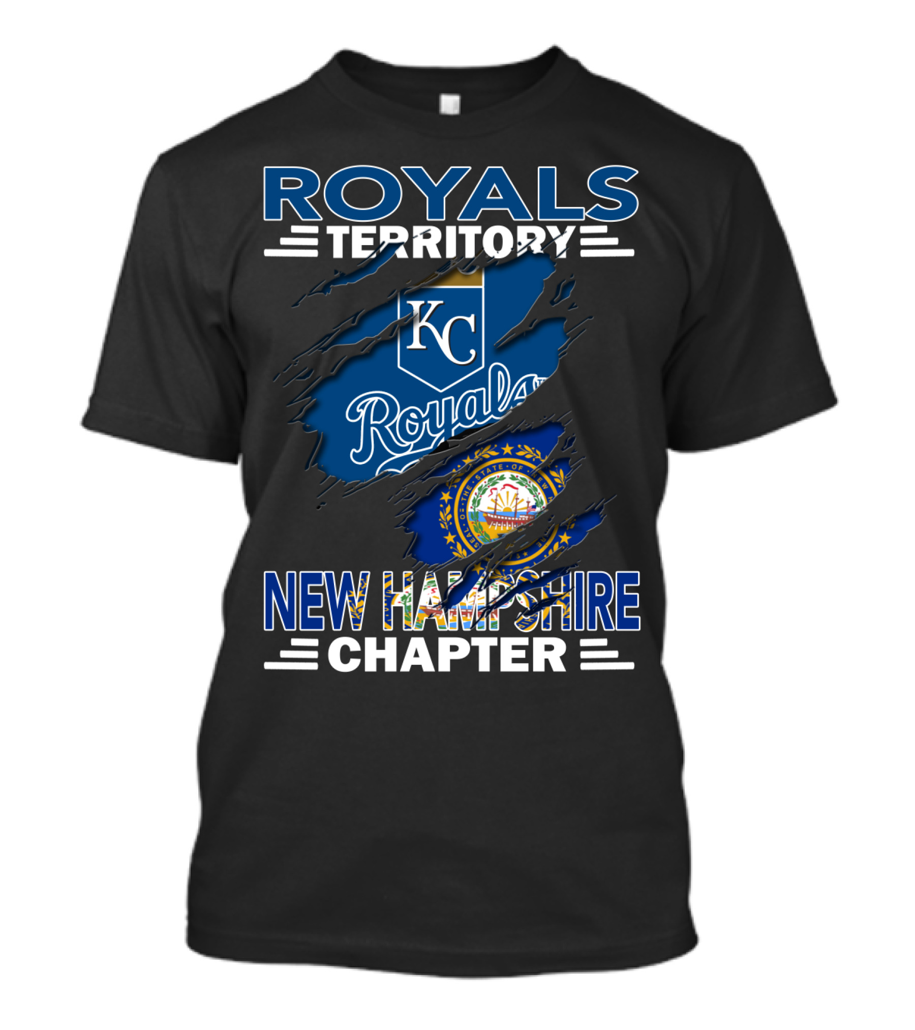 Royals Territory KC New Hampshire Chapter T-Shirt