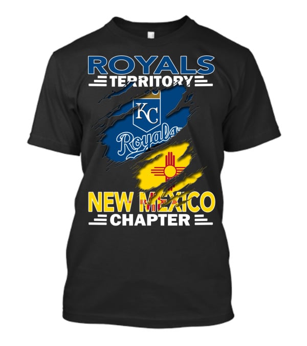 Royals Territory New Mexico Chapter Kansas City Royals Logo Zia Sun T-Shirt