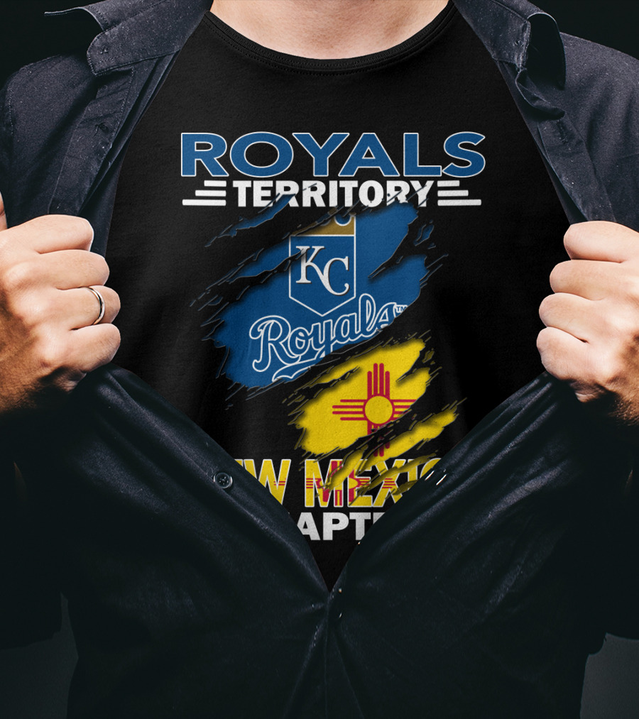 Royals Territory New Mexico Chapter Kansas City Royals Logo Zia Sun T-Shirt