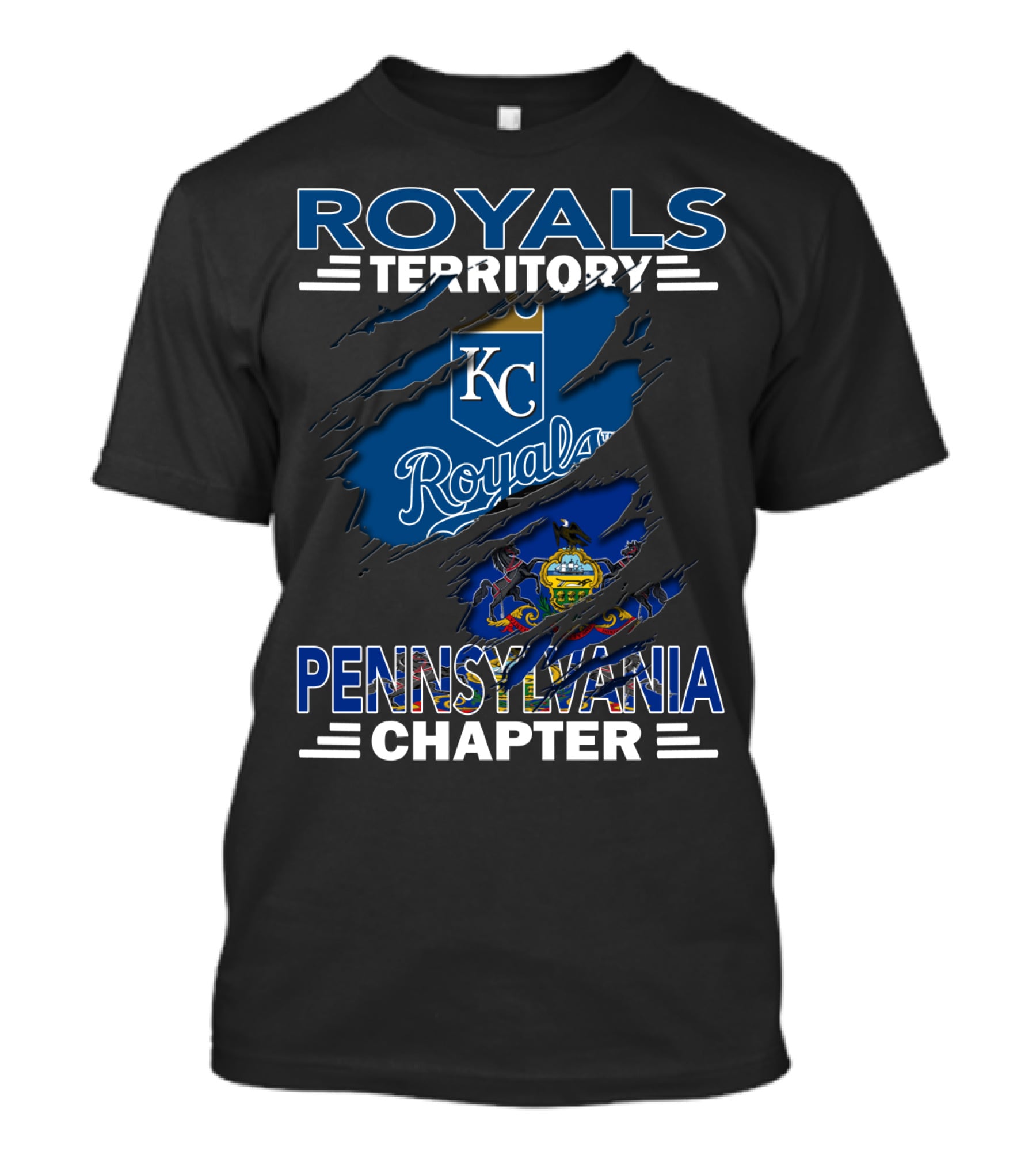 Royals Territory KC Pennsylvania Chapter T-Shirt