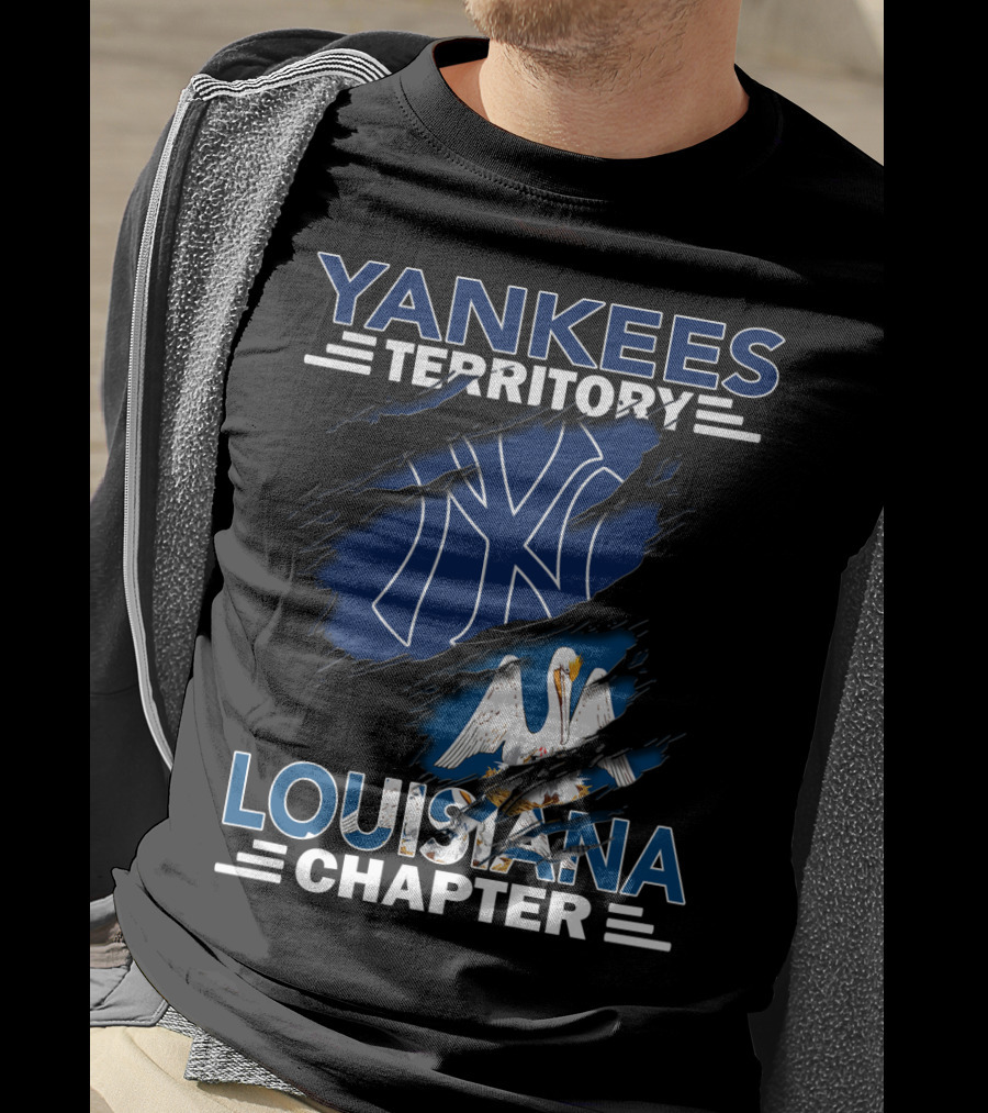 Yankees Territory Louisiana Chapter NY Yankees Pelican T-Shirt