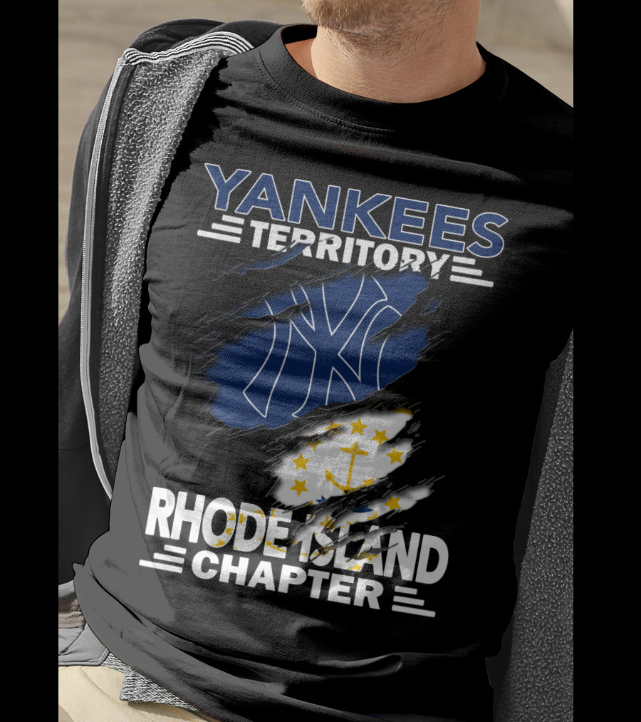 Yankees Territory New York Yankees Logo Rhode Island Chapter T-Shirt