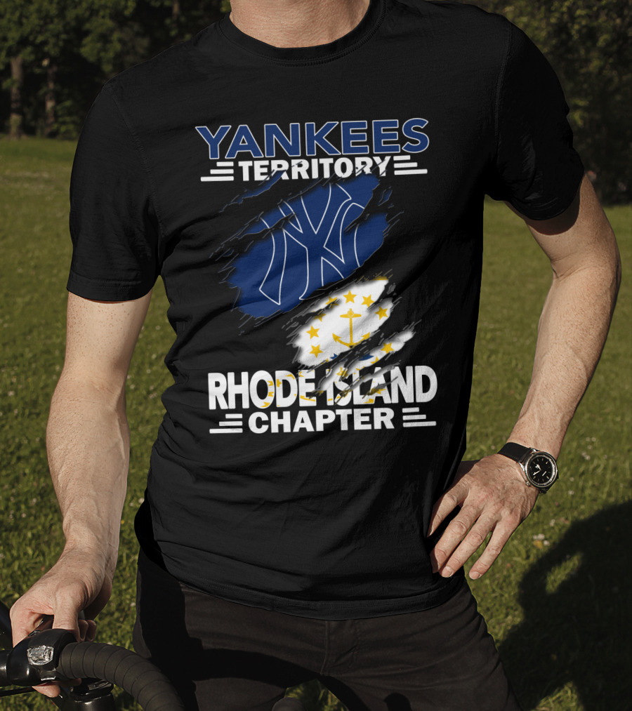 Yankees Territory New York Yankees Logo Rhode Island Chapter T-Shirt